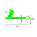 Candy Bead Application Tool Easy Precise Cake Decorating with Faux Pearl Applicator 4 Sizes Nozzle Included Food Grade Plastic Material Perfect for Desserts Plastic Faux Pearl Applicator. 