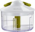 TEFAL Non Electric 500ml Manual Chopper, Transparent/Black/Green,  K1330404. 