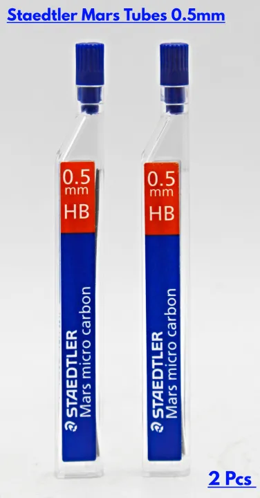 Staedtler%20Mars%20Micro%20Carbon%20%20Mechanical%20Pencils%200.5mm%20HB%20lead%20Refill%202B%20&%20HB%20(%202%20Tubes%20Total%20Leads%2024%20)%20-%20Image%202
