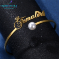 Elevate His Style with a Customized Golden Stainless Steel Pearl Bangle - Engraved Name or Message - A Thoughtful and Stylish Gift Choice - Order Now on Daraz Pakistan. 