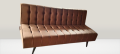 Sofa Combed 3 Seater Double Tufting Stylish Brown Colour Can be Customised { Special offer } Available...... 