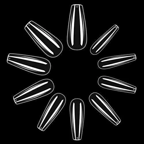 100pcs%20Coffin%20Shape%20Transparent%20Color%20Artificial%20Nails%20Fake%20Nails%20False%20Nails%20kit%20Acrylic%20Nails%20Coffin%20Artificial%20Nail%20Transparent%20With%201%20Nail%20Glue%20Sheet%20Nails%20Sticker%20-%20Image%205