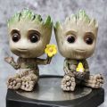 Baby Groot Flower Pot Planter Succulent Bird Nest Guardians Of The Galaxy Groot Figure Toy. 