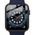 IMAK Shockproof PC Protective Case with Tempered Glass Film For Apple Watch Series 6 & SE & 5 & 4 44mm. 