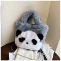 Soft Panda  bag Handbags Cross bag portable Women's bag Chains Shoulder Trend messenger bag for Fashionable Daily use Travel Casual outing Gift option. 