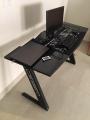 High Quality DX DAGGER Gaming Table 60 inches ( 5ft Length) - Computer Laptop Table - PC Table- RGB Lights Installed - Headphones Holder and Wire Management System - Gaming Design. 
