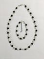 Bracelet and Necklace Combo of Chain, Beads | Elegant Bracelet And Necklace Combo With Extension | Unique Fashion Accessories For Women | Beautiful and Lightweight Jewelry. 