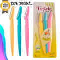 Pack Of 3 Twinkle Eyebrow Razor With Multicolor Stainless Steel Razor Face Hair Removal Razors Mini-Trimmer Shaper and Shaver for Girls & Womens  Facial Razor For Girls - 3 in 1. 