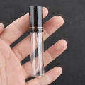 5ml Perfume Bottle compact black glass 10ml Glass Bottle portable empty Spray Bottle for travel daily use cosmetic storage. 