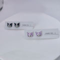 Sweet Sanrio Hello Kitty Accessories Cartoon Jewelry Ear Studs Anime Cinnamoroll Melody Kuromi Earrings For Girl Gift ANLAN. 