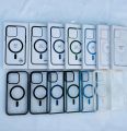 Apple iPhone Covers - Magnetic MagSafe Protective Clear Transparent Cover Case For iPhone All Models. 