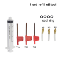 ZOOM Hydraulic Brake Bleed Kit Replacement Spare Parts for ZOOM Brake System, Filling Oil Kit, Funnel Set Bike Repair Tool. 