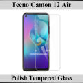 Tecno Camon 12 Air Tempered Glass Screen Protector Polish Glass For Tecno Camon 12 Air. 