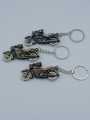 1Pcs Metal Stylish Bike Shape Design Key Chain Motor Car Key Ring - Black. 