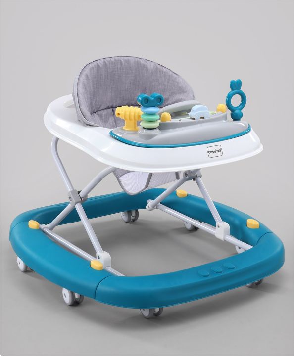 Baby Rocking Walker + Removable Tray (Blue)