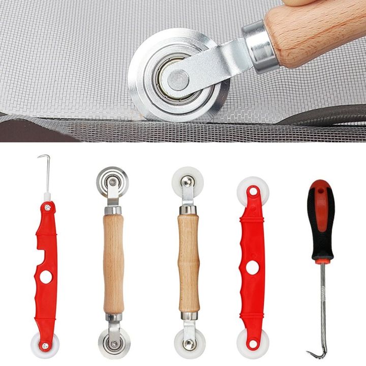 Durable Stainless Steel Rubber Rolling Wheel Tools Hand Tool Rubber Disassembling Tool Household Gauge Pressing Wheel Household