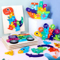 Puzzle Toy Broken-proof Promote Brain Development Dinosaur Toy. 