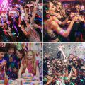 OMERIL Disco Light with Mood Light Mode, 7 RGB Color Changing, Timer and Dimmable Function, 2 in 1 Sound Activated Disco Ball Light for Party Kids' Birthday Home Bedroom ( standard UK plug socket Powered, Remote Control ). 