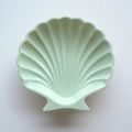 Jesmonite Clam Sea Shell trinket dish for jewellery storage and decorative made of cement and concrete. 