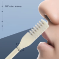 Portable Manual Nose Hair Trimmer Washable for Men and Women Waterproof Double Head Nose Hair Removal. 