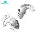1 Pair Swimming Ear Plugs Noise Reduction High Elasticity Hearing Protection Ergonomic Fit Sleeping Earplugs Water Sports Supplies. 