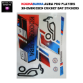 Latest Version KOOKABURRA RED Cricket Bat Sticker | Branded Quality KOOKABURRA 3D Embossed Cricket Bat Sticker | 2023 Latest KOOKABURRA GHOST Players Edition Cricket Bats 3D Stickers. 