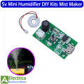5v USB Mini Humidifier DIY Kits & 24V Ultrasonic Humidifier Mist Maker Fogger Nebulizer Water Fountain Pond Atomizer Head Air Humidifier by Electrica. 