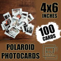 Customize Polaroid Photo Cards For Wall Decor Size 4x6 Inches. 
