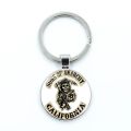 Sons Of Anarchy LOGO Key Chain Key Ring Freedom Symbol Pendant анархия Keychain Rock Punk Keyring Vest Cosplay Gift. 