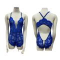 SMY 1 Set Women Lace Lingerie Western Style Comfy Transparent Lace Ladies Sleepwear Nightwear. 