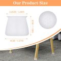 High Quality Furniture Silicone Protection Cover—4pcs Silicone Chair Legs Floor Protectors Caps ，Furniture Leg Caps with Felt Pads, Move Furniture Quietly and Protect Your Floors from Scratches. 