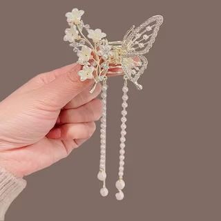 Tassel%20Butterfly%20Pearl%20Hair%20Catchers%20Hairpins%20for%20Girls%20and%20Women%20Hair%20accessories%20-%20Image%202