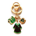 Cartoon Harry's Magic Keychain, Gryffindor, Hogwarts House Logo, Badge, School Uniform Pendant. 