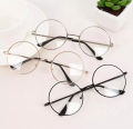 Transparent Round Shape Glasses. 