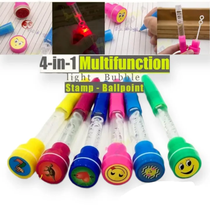 01%20Pc%20Multifunction%204-in-1%20Light,%20Bubble,%20Stamp,%20Ballpoint%20Feature%20Pen%20for%20Kids%20Children%20Party%20Birthday%20Gift%20-%20Image%204