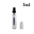 UR (Pack Off 5)  Perfume Atomizer Perfume mini 5ml Refillable Spray Bottle mini portable refillable perfume bottle aluminum perfume. 
