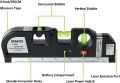 Semlos Multipurpose Laser Level for Picture Hanging, Spirit Levels Line Lasers, 8 feet Measuring Tape, Adjusted Standard and Metric Tape Ruler. 