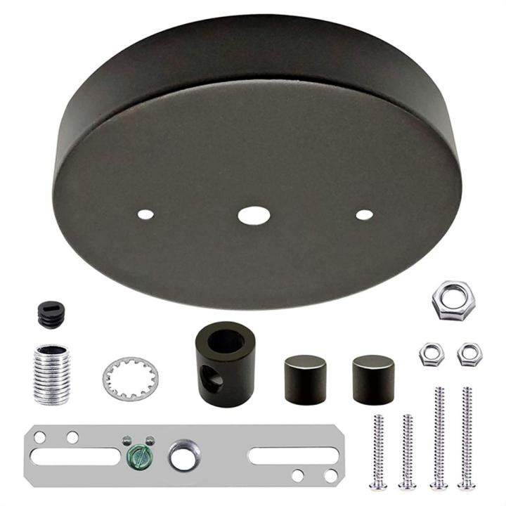 Ceiling Lighting Canopy Kit Pendant Light Plate Cover Black