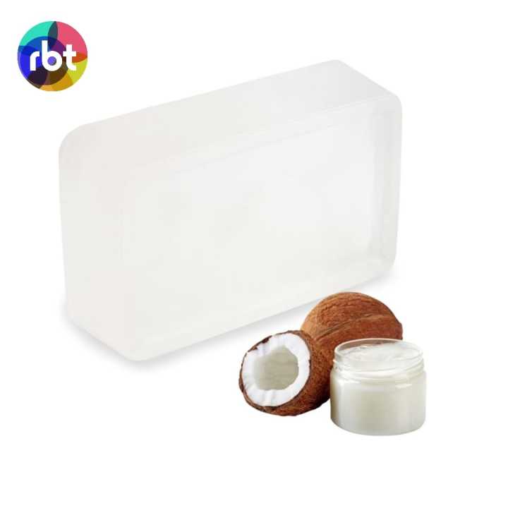 Soap base melt and pure coconut transparent