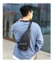 Waist Bag Men Waterproof Sling Bag Pack Waist Bag Large Capacity Wear-resistant Hip Belt Cross body Pouch Bag Waist Bag Waterproof Men Shoulder Sling Bags Crossbody Business Messenger Bags.. 