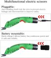 WBT-2 electric scissors for cutting UHMWPE UD Fabric, aramid, and carbon fiber material. 