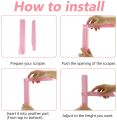 Basedidea Adjustable Height Cake Spatula Fondant Cream Cake Smoother Tool Baking Cake Decoration Scraper Bakeware Helper. 