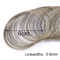 6cm Memory Beading Steel Wire Beading Wire For DIY Jewelry Findings Bangle Bracelet Making. 