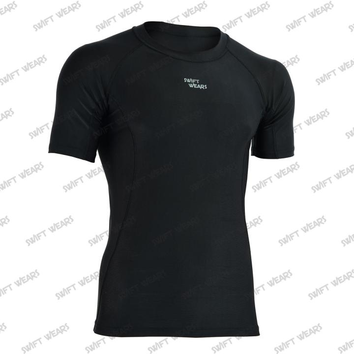 Swift%20Wears%20Mens%20Compression%20Base%20Layer%20Top%20Half%20Sleeve%20Thermal%20Gym%20Sports%20Shirt%20-%20Image%203