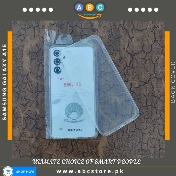 Samsung%20Galaxy%20A15,%20Soft%20TPU%20Ultra-Clear%20with%20Dust%20Plugs%20(NO%20Corner%20Bumpers)%20Back%20Cover%20for%20A15,%20SamsungA15%20-%20Image%202