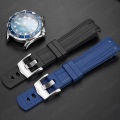 Curved End 20mm Rubber Strap for Omega Seamaster 300 Replacement Wristband Bracelet Women Men Band Waterproof Watch Accessories. 