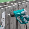 TOTAL 2000W Corded Heat Gun with Reduction Nozzle, Reflector Nozzle, Flat Nozzle and Scraper TB2006. 