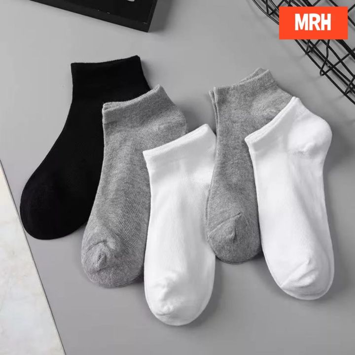 Pack of 5 pairs Cotton ankle socks for Unisex