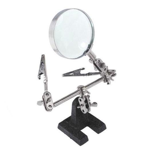 Easy-carrying%20Helping%20Third%20Hand%20Tool%20Soldering%20Stand%20With%205X%20Magnifying%20Glass%20TE-805%20-%20Image%202