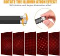 2 in 1 New Car Roof Light, Adjustable USB Car Ceiling Starlight Projector Night Light, Mini LED Romantic Decorative Car Roof Star Light for Car/Home/Party, Multiple Modes, Plug and Play (Red or Purple. 